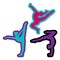 Big Dot of Happiness Tumble, Flip & Twirl - Gymnastics - DIY Shaped Birthday Party or Gymnast Party Cut-Outs - 24 Count